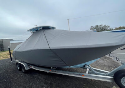 boat on trailer full cover