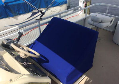boat seat custom canvas cover